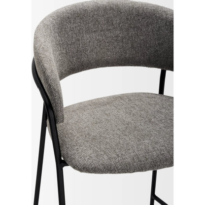 Carolyn Upholstered Seat Bar Stool by Mercana. Made from metal in a transitional style.