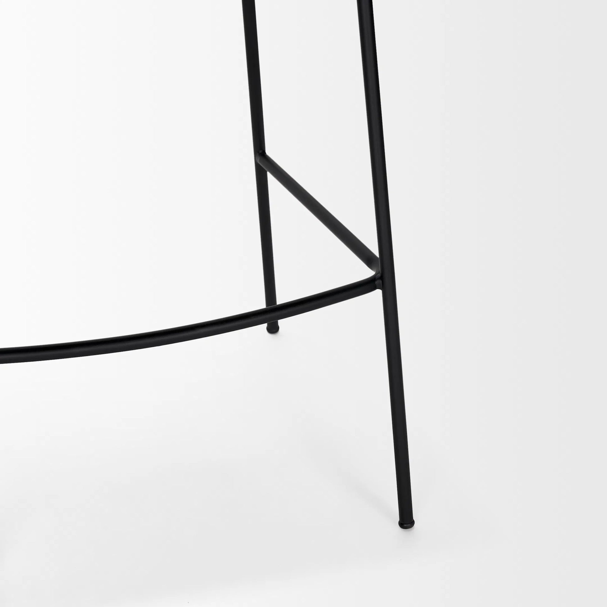 Carolyn Upholstered Seat Bar Stool by Mercana. Made from metal in a transitional style.