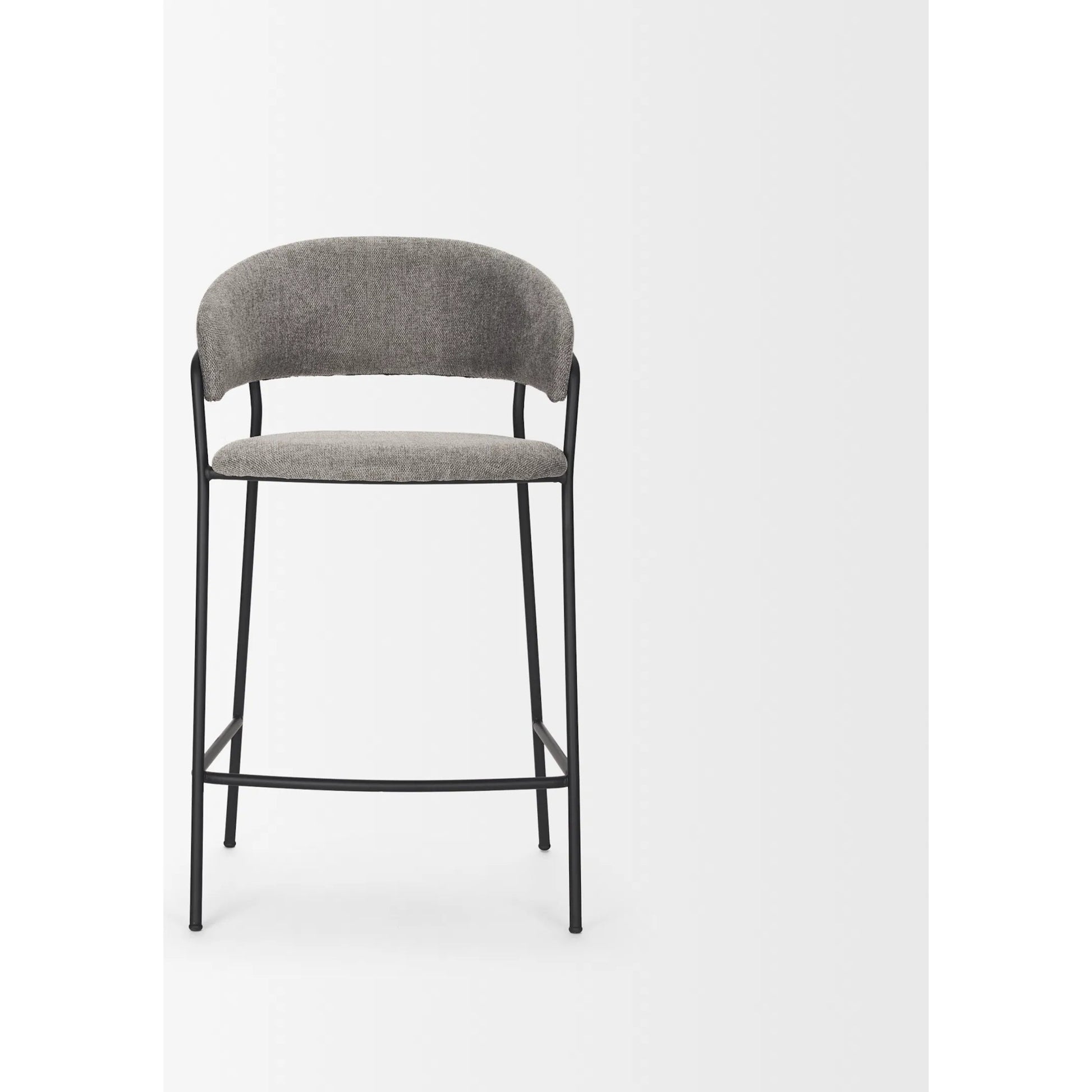 Carolyn Upholstered Seat Counter Stool by Mercana. Made from metal in a transitional style.