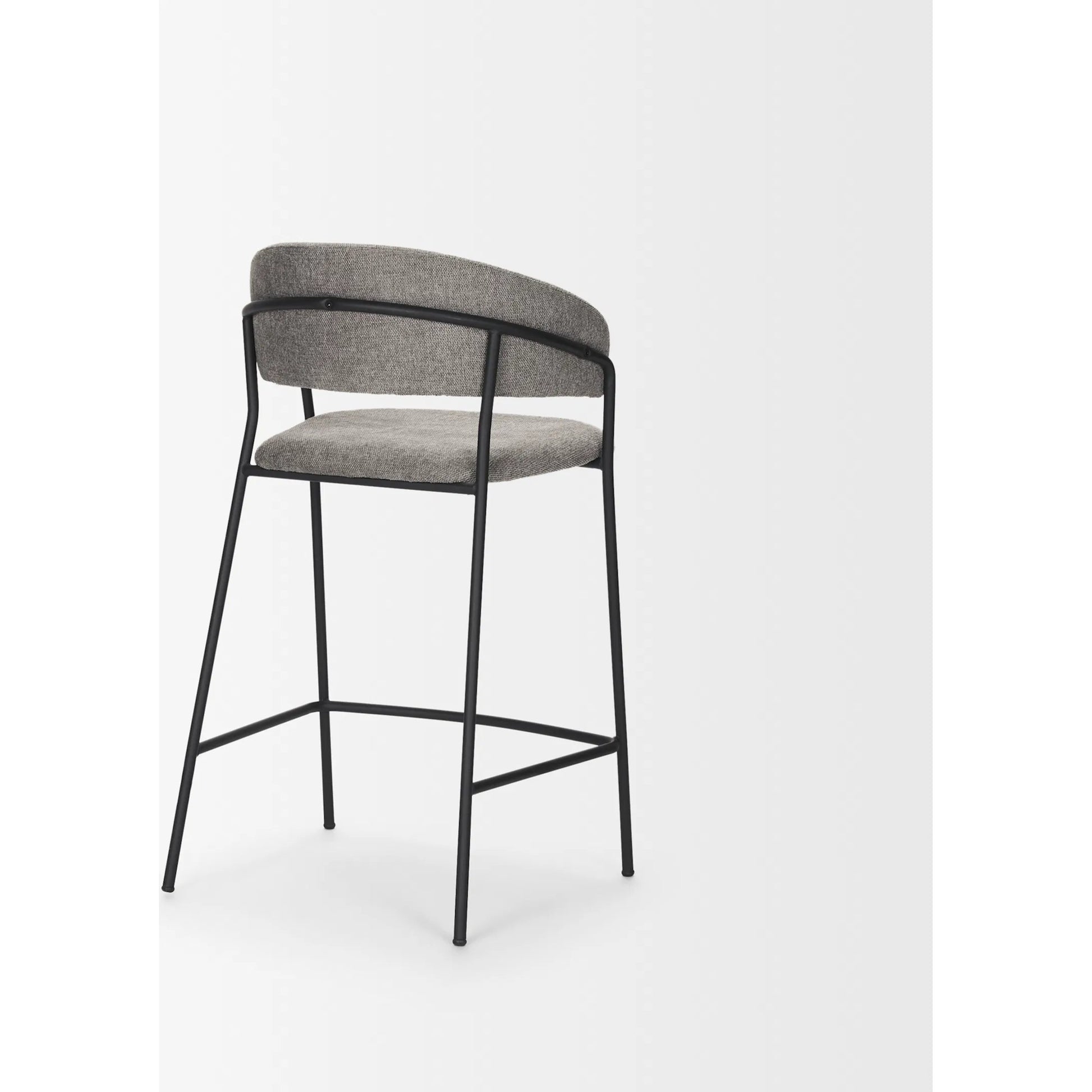 Carolyn Upholstered Seat Counter Stool by Mercana. Made from metal in a transitional style.