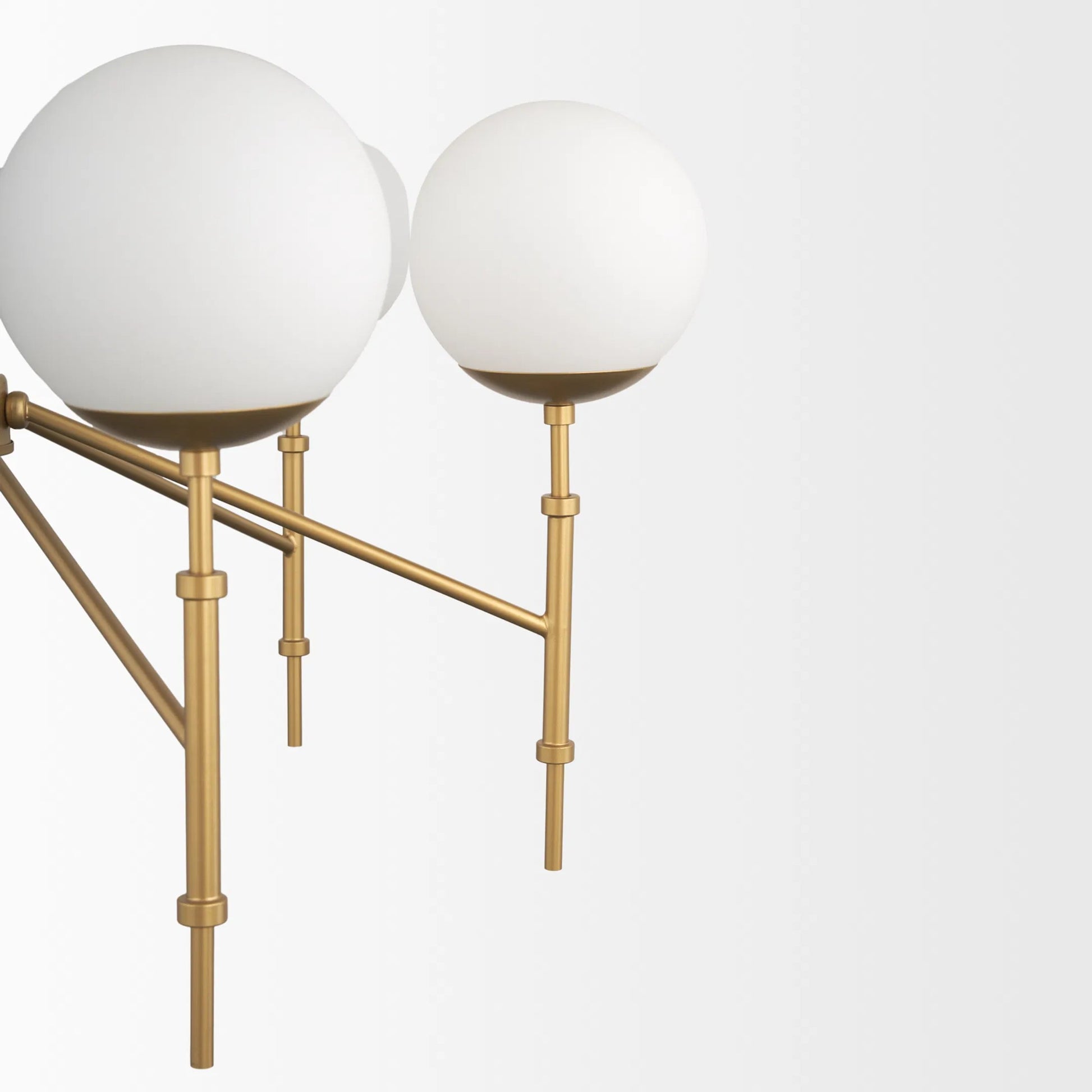 Edie Chandelier by Mercana. Made from glass, metal in a modern style.
