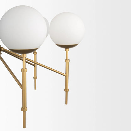 Edie Chandelier by Mercana. Made from glass, metal in a modern style.