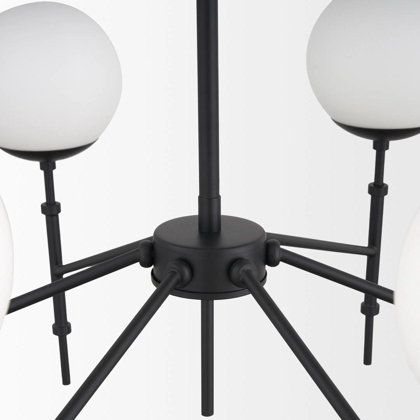 033 SI-2370232 | Closeup | Edie Chandelier by Mercana. Made from glass, metal in a modern style.