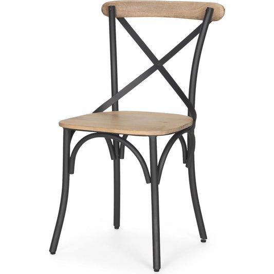 001 SI-2369280 | Primary Silo | Etienne Dining Chair (Set of 2) by Mercana in brown, gray. Made from metal in a unique style.