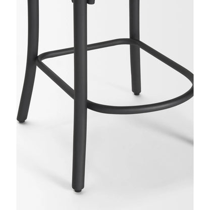 Etienne Counter Stool by Mercana in brown. Made from solid wood in a unique style.