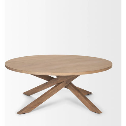 Solana Coffee Table by Mercana. Made from solid wood in a unique style.