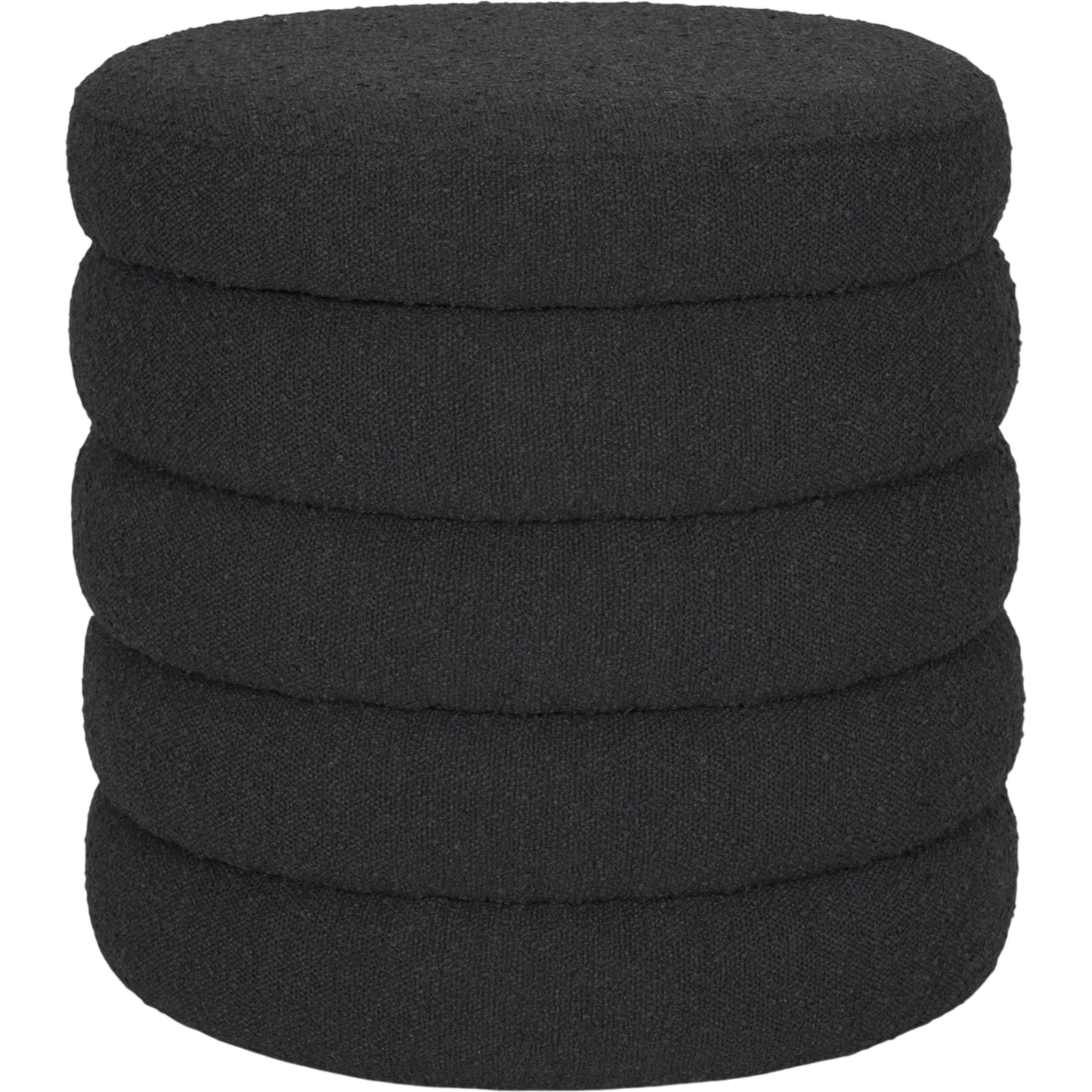 031 SI-2370206 | Primary Silo | Elise Ottoman by Mercana in black. Made from fabric in a unique style.