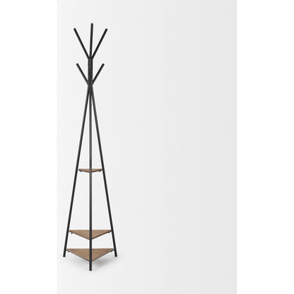 Everett Coat Rack by Mercana. Made from iron in a transitional style.