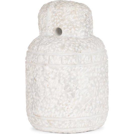 Irina Door Stopper by Mercana in white. Made from marble in a modern style.
