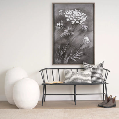 Karakum I Textured Vase by Mercana in white. Made from ceramic in a coastal style.