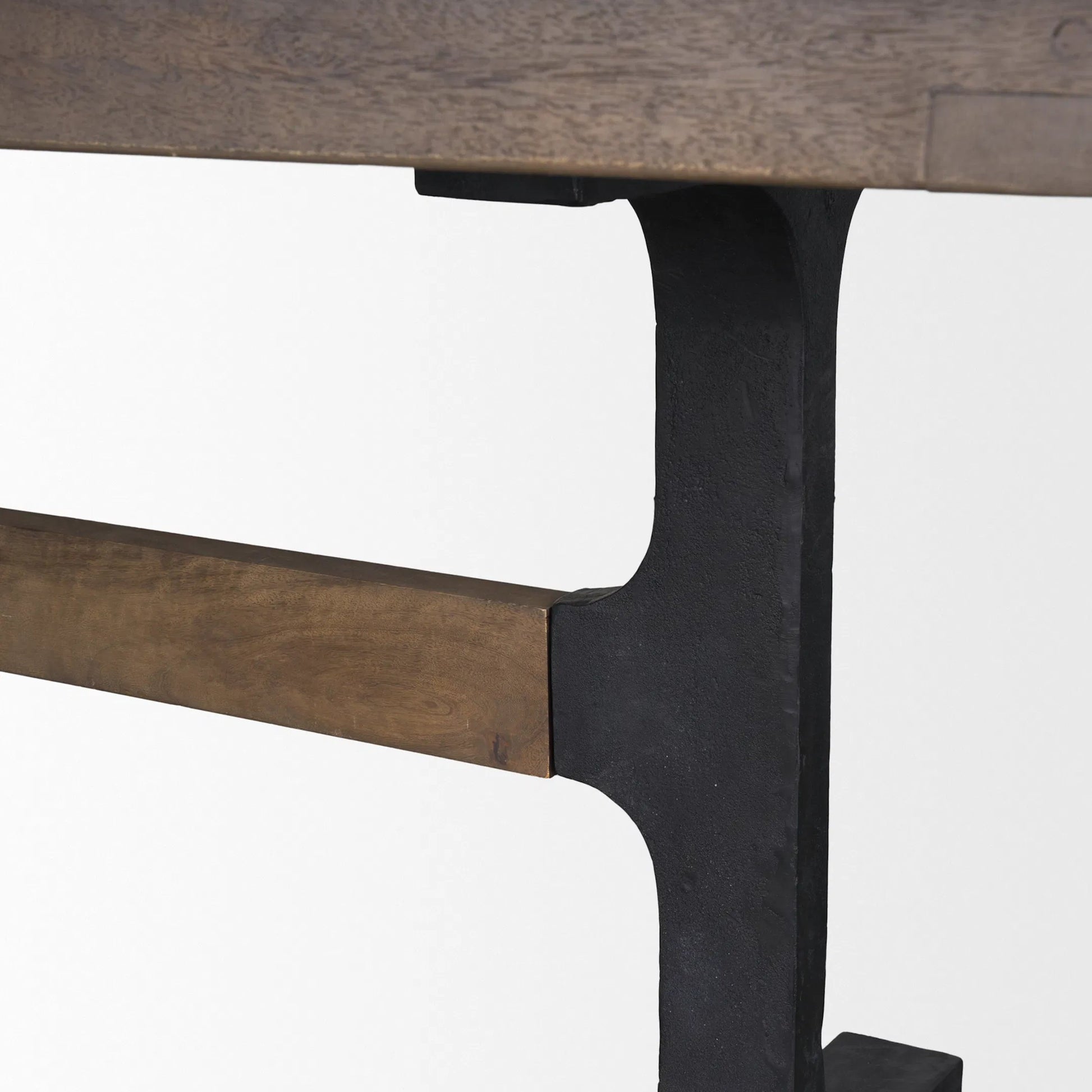 Araxi Dining Table by Mercana. Made from solid wood in a rustic style.