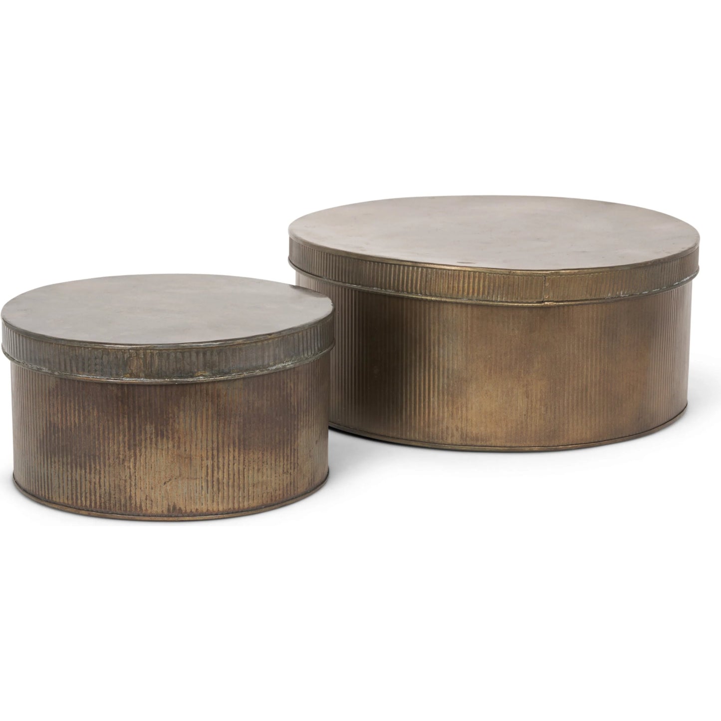 008 SI-2370281 | Primary Silo | Josephine Round Box by Mercana in gold. Made from metal in a modern style.