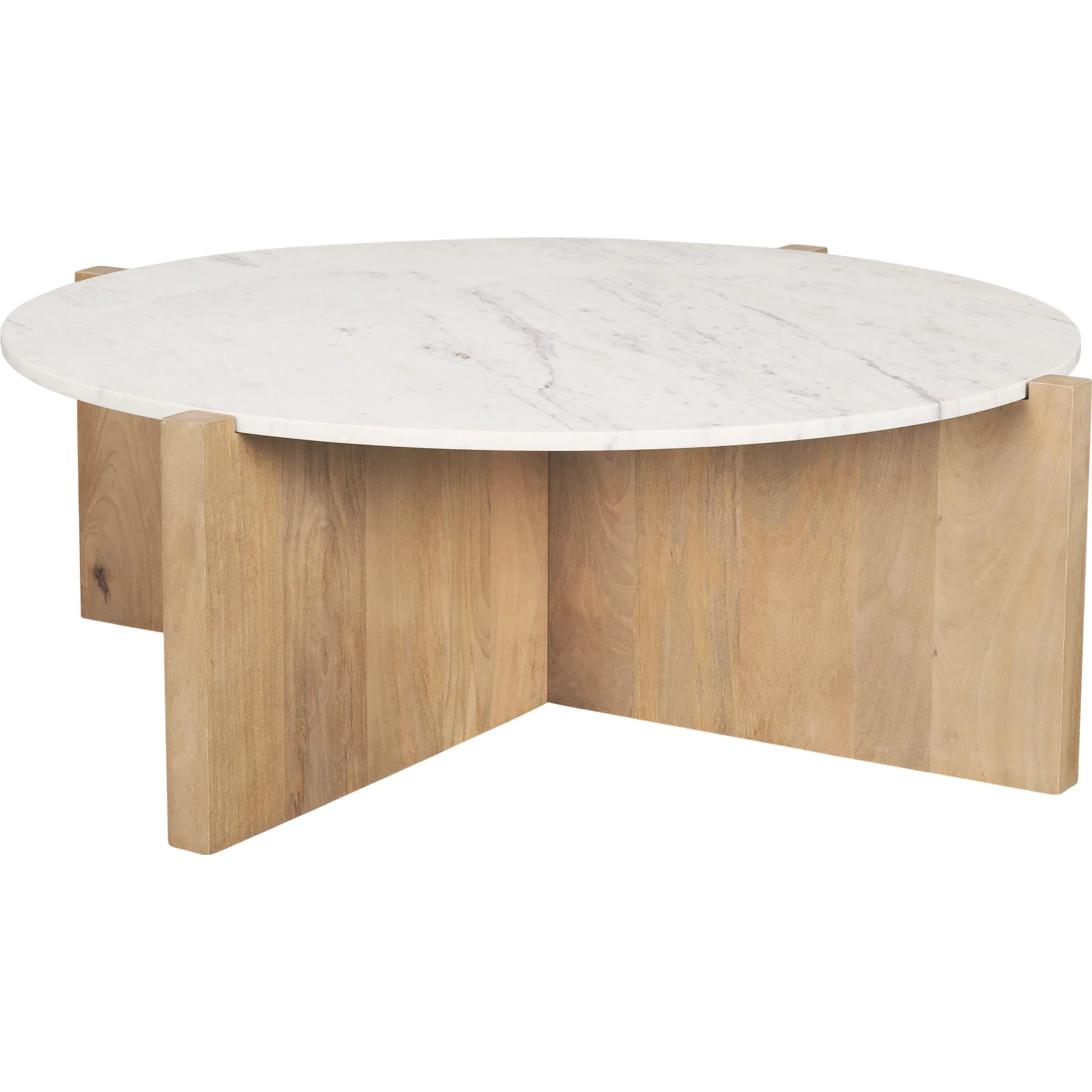 Bianca Coffee Table by Mercana. Made from solid wood in a transitional style.