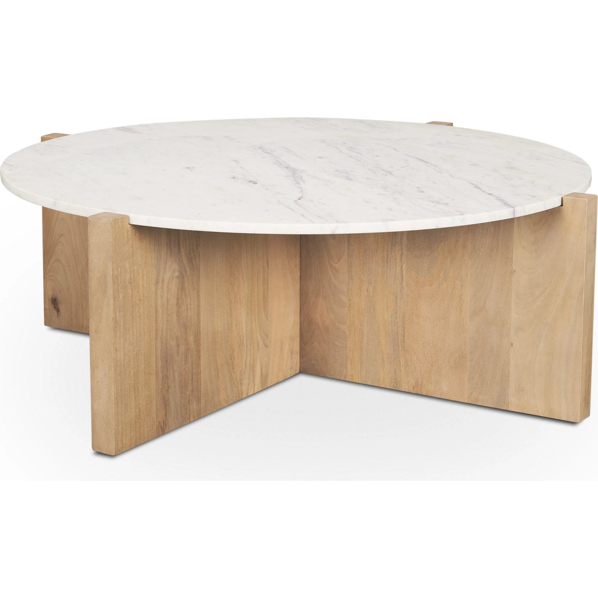 Bianca Coffee Table by Mercana. Made from solid wood in a transitional style.