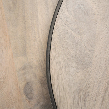 Clapp Nesting Accent Tables by Mercana in white. Made from metal in a unique style.