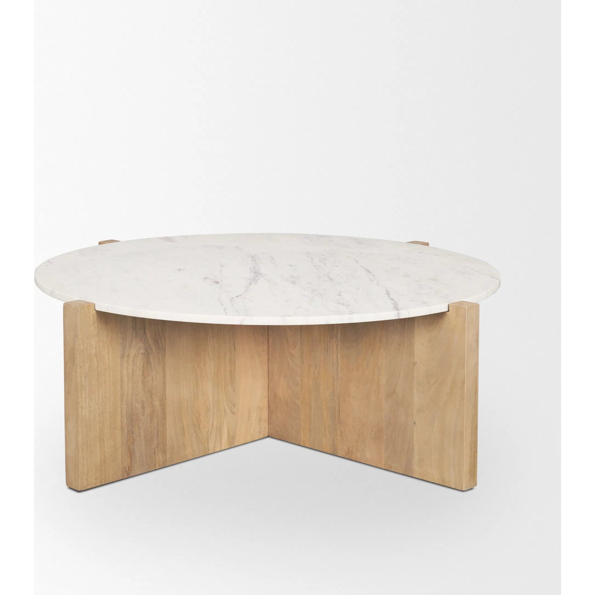 Bianca Coffee Table by Mercana. Made from solid wood in a transitional style.