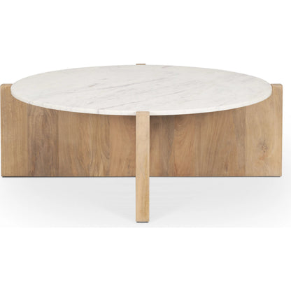 Bianca Coffee Table by Mercana. Made from solid wood in a transitional style.