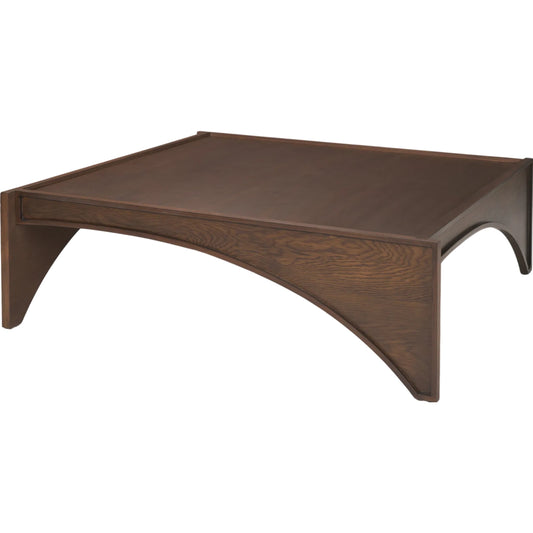 Laraya Coffee Table by Mercana in brown. Made from solid wood in a unique style.