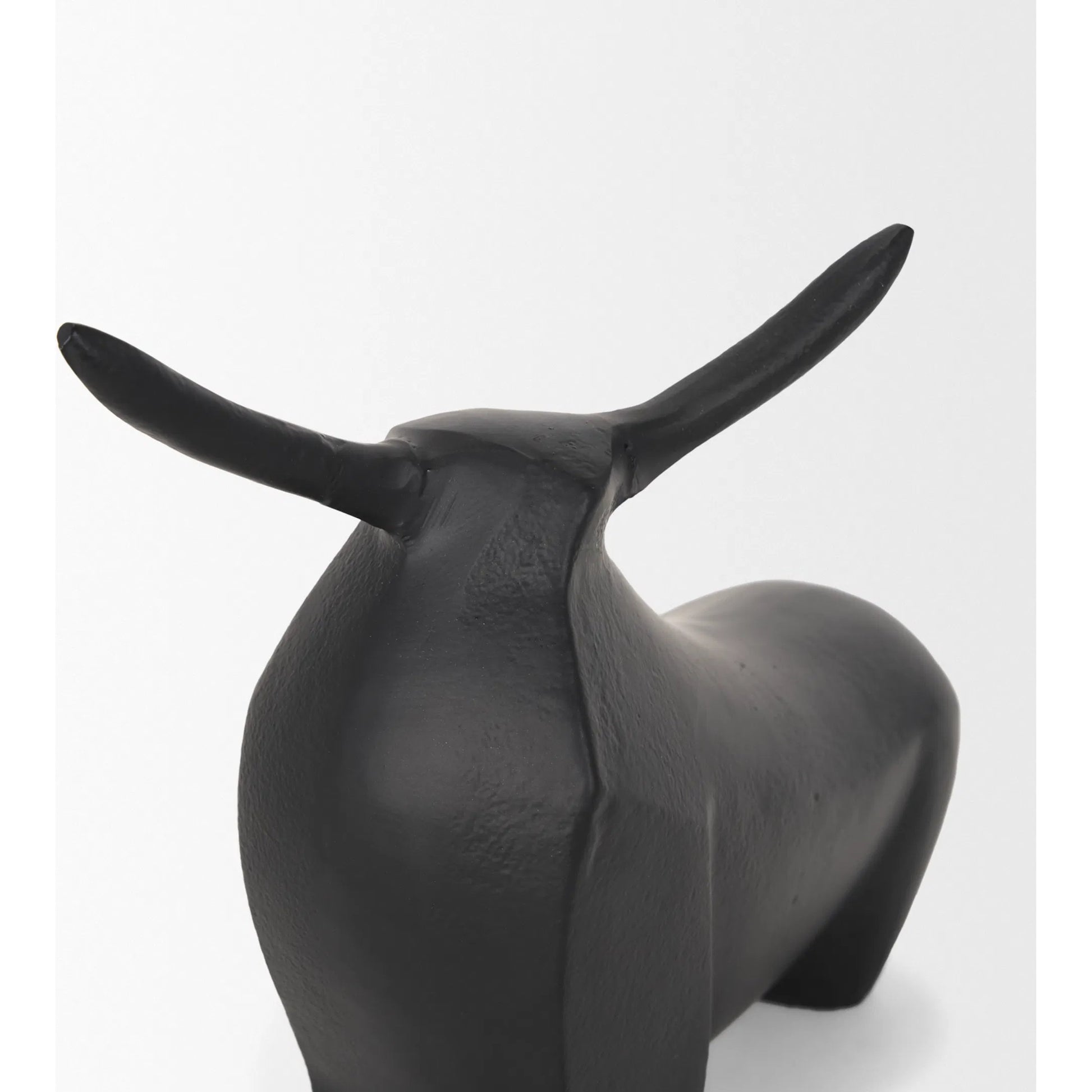 Radu Bull Decorative Object by Mercana in black. Made from unique in a cottage & farmhouse style.