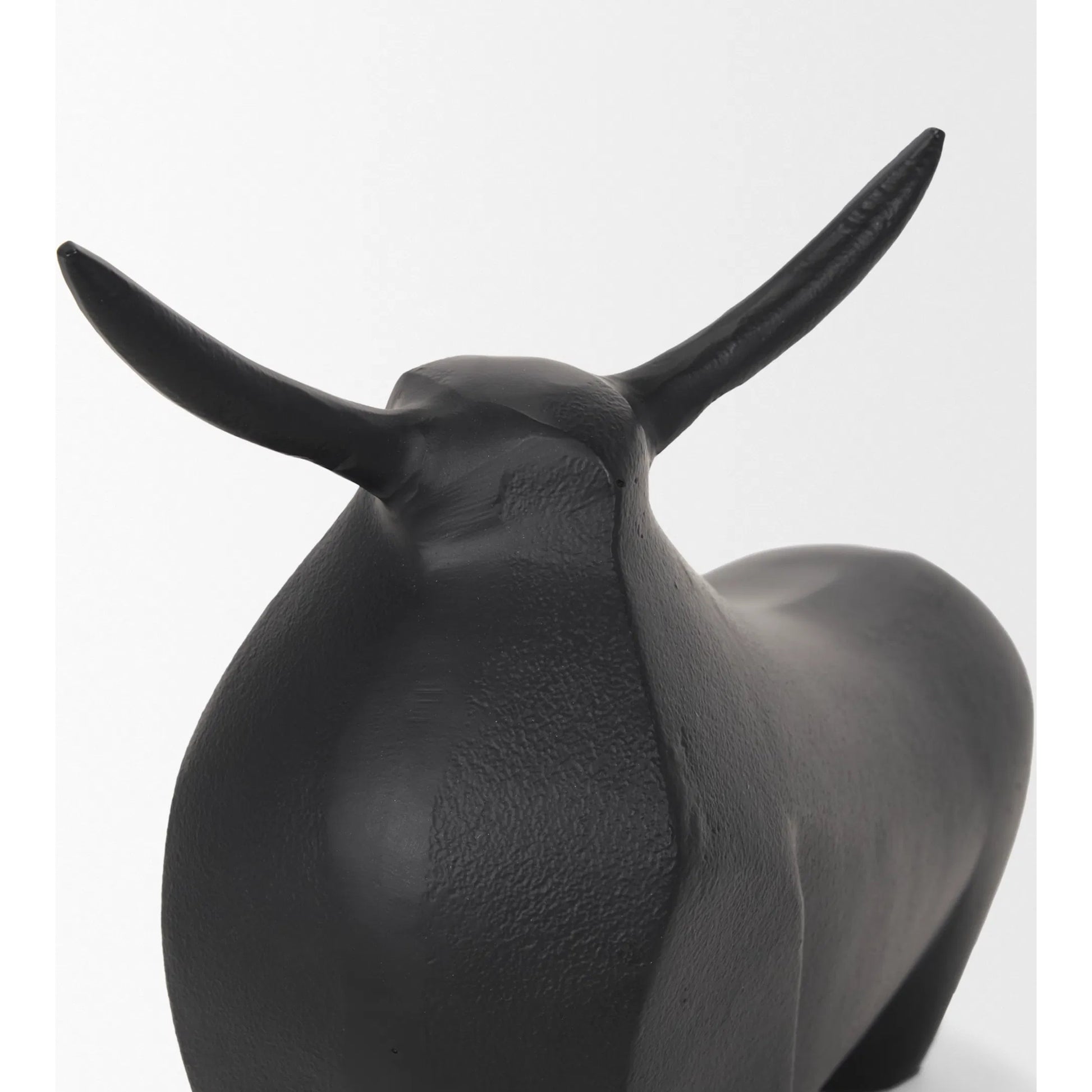 Radu Bull Decorative Object by Mercana in black. Made from unique in a cottage & farmhouse style.