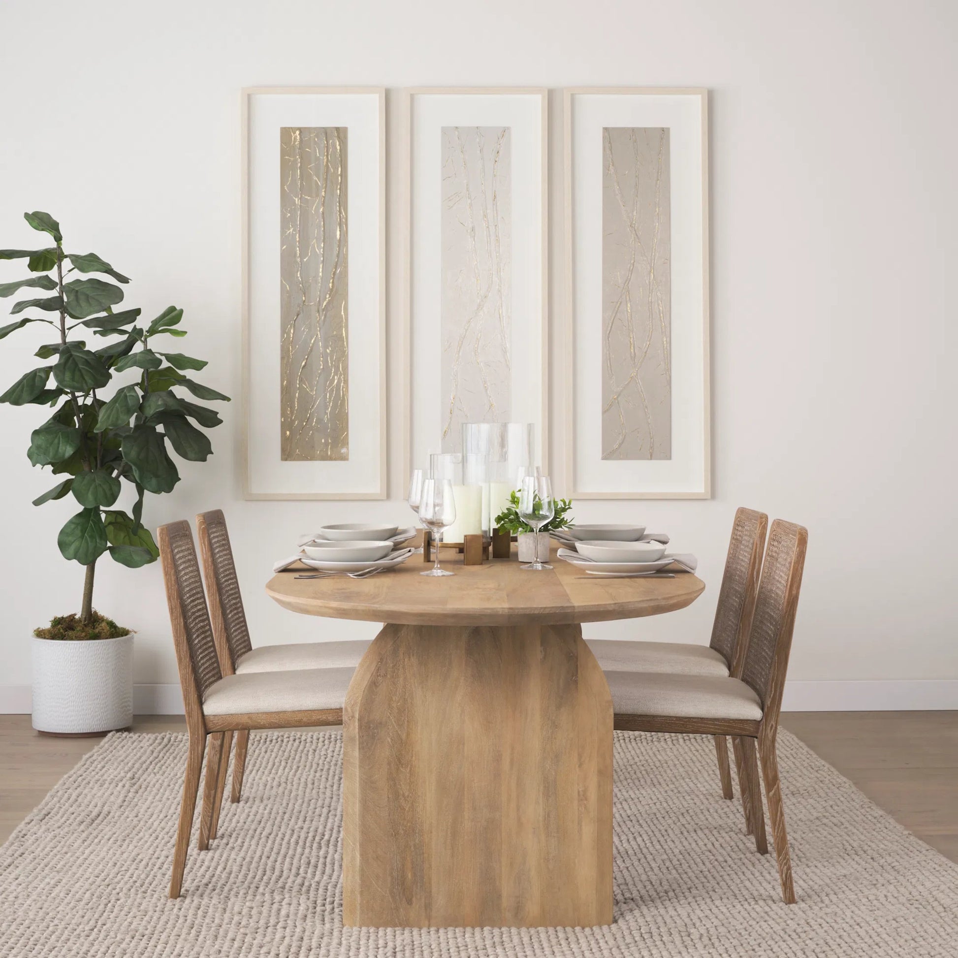 Clara Dining Chair (Set of 2) by Mercana. Made from fabric, wood in a transitional style.