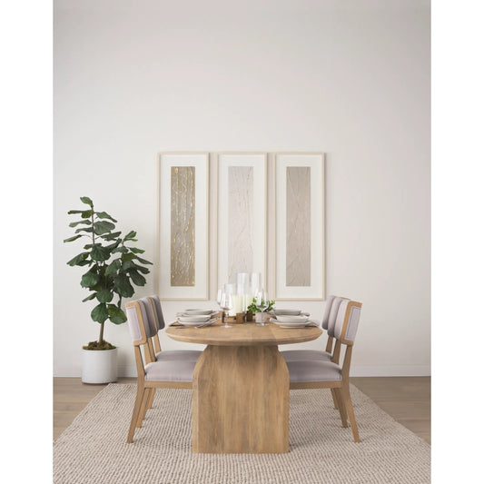 Tenton Dining Chair (Set of 2) by Mercana. Made from wood, fabric in a transitional style.