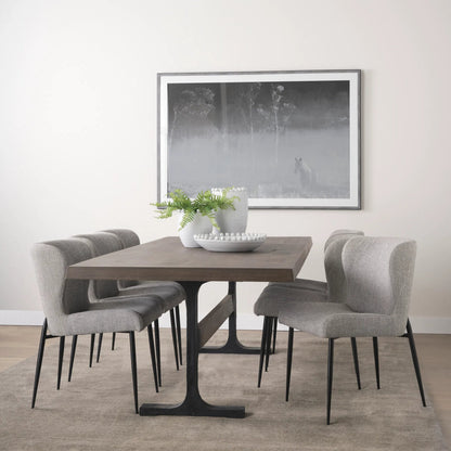 Araxi Dining Table by Mercana. Made from solid wood in a rustic style.
