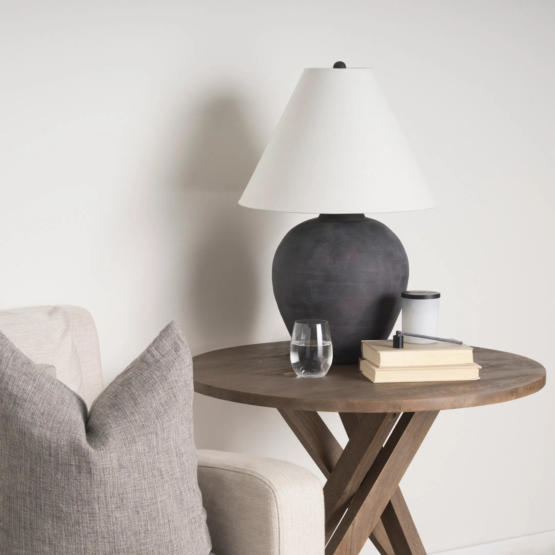 Solana Foyer Table by Mercana. Made from solid wood in a unique style.