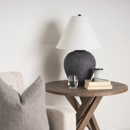Solana Foyer Table by Mercana. Made from solid wood in a unique style.