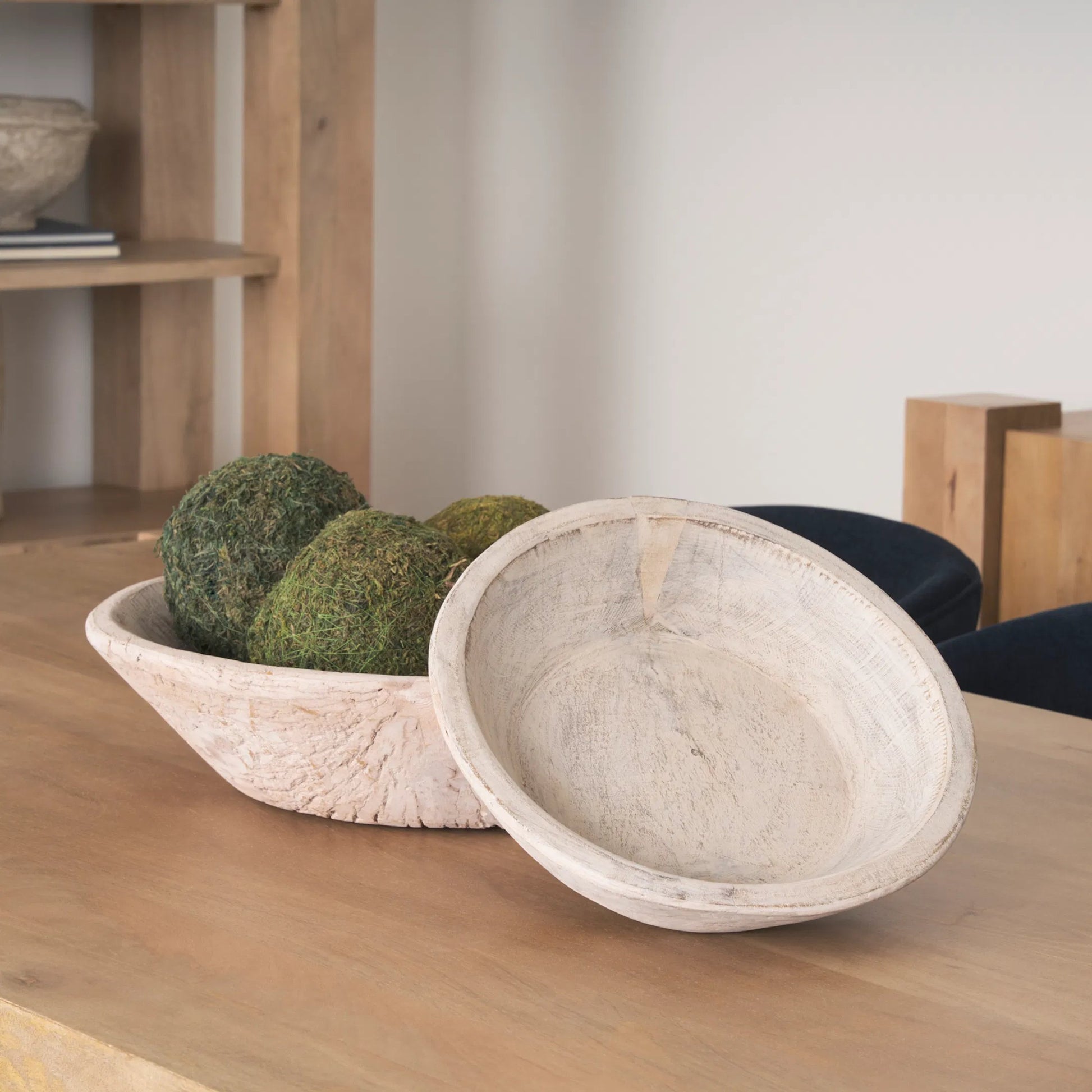 Nikita Reclaimed Wood Bowls by Mercana. Made from wood in a cottage & farmhouse style.
