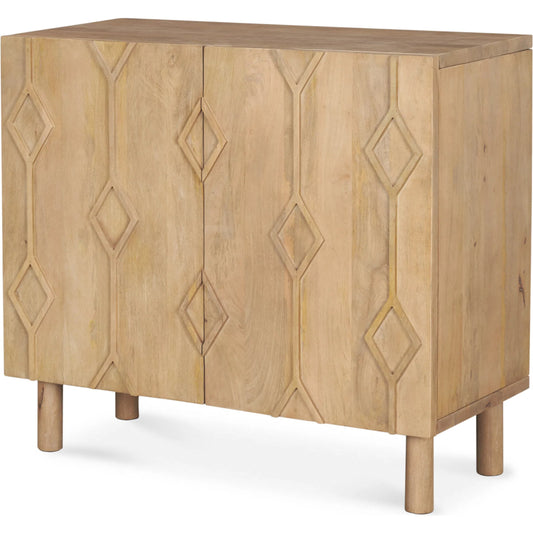 Heera Accent Cabinet by Mercana. Made from solid wood in a transitional style.