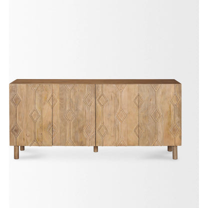 Heera Sideboard by Mercana. Made from solid wood in a transitional style.