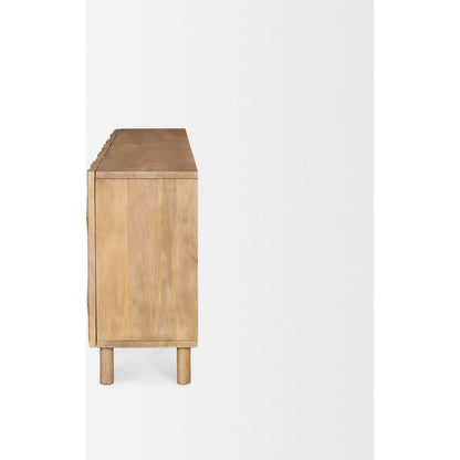 Heera Sideboard by Mercana. Made from solid wood in a transitional style.