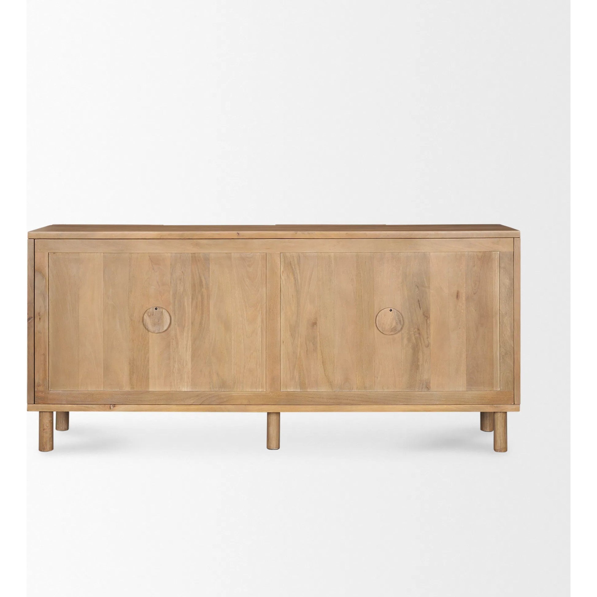 Heera Sideboard by Mercana. Made from solid wood in a transitional style.