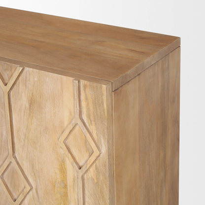 Heera Sideboard by Mercana. Made from solid wood in a transitional style.