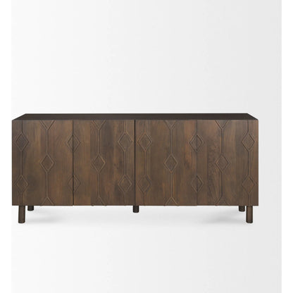 Heera Sideboard by Mercana. Made from solid wood in a transitional style.