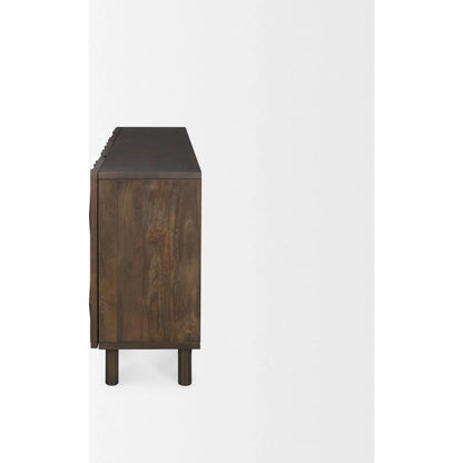 Heera Sideboard by Mercana. Made from solid wood in a transitional style.