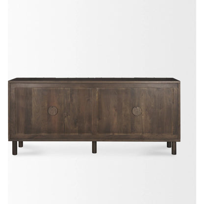 Heera Sideboard by Mercana. Made from solid wood in a transitional style.