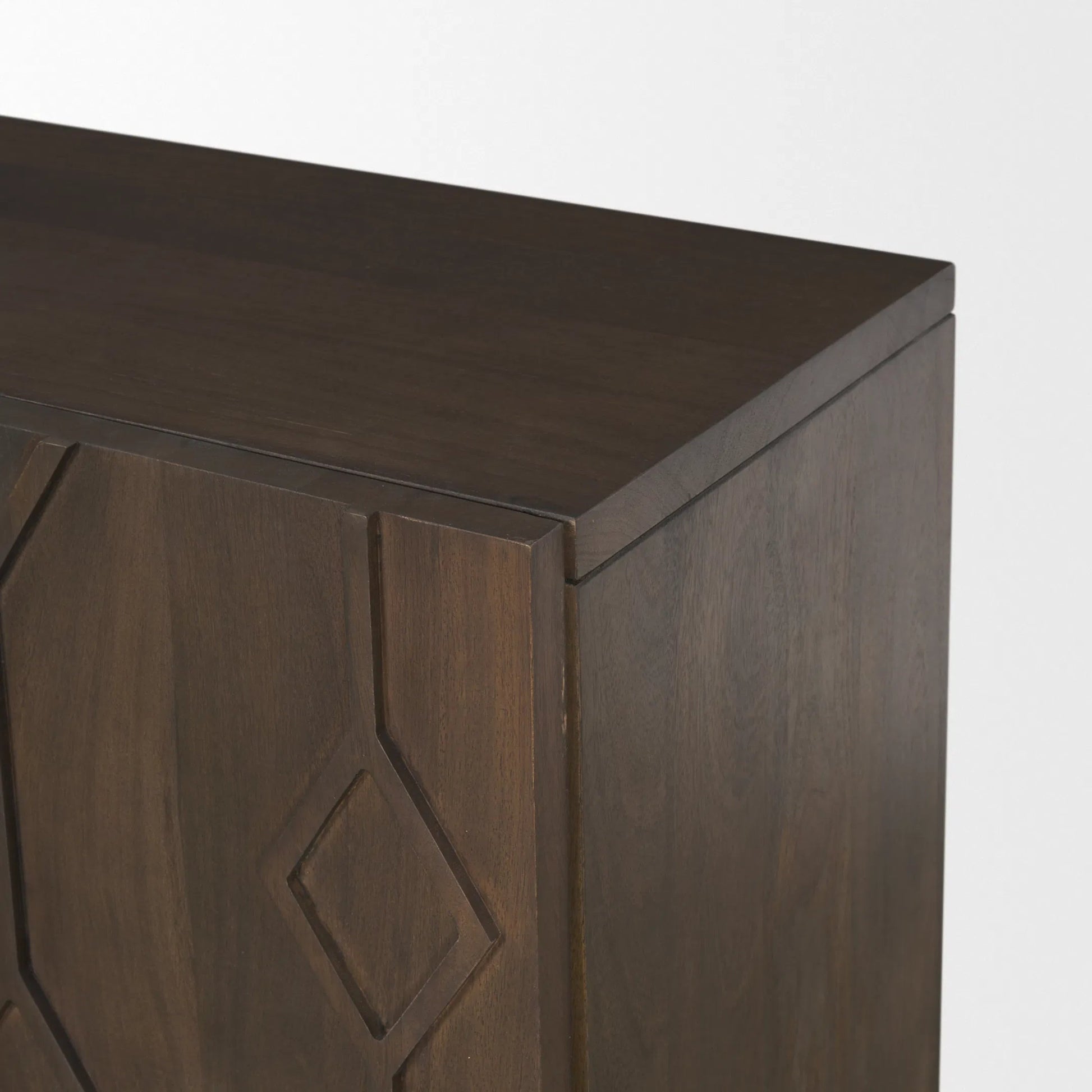 Heera Sideboard by Mercana. Made from solid wood in a transitional style.