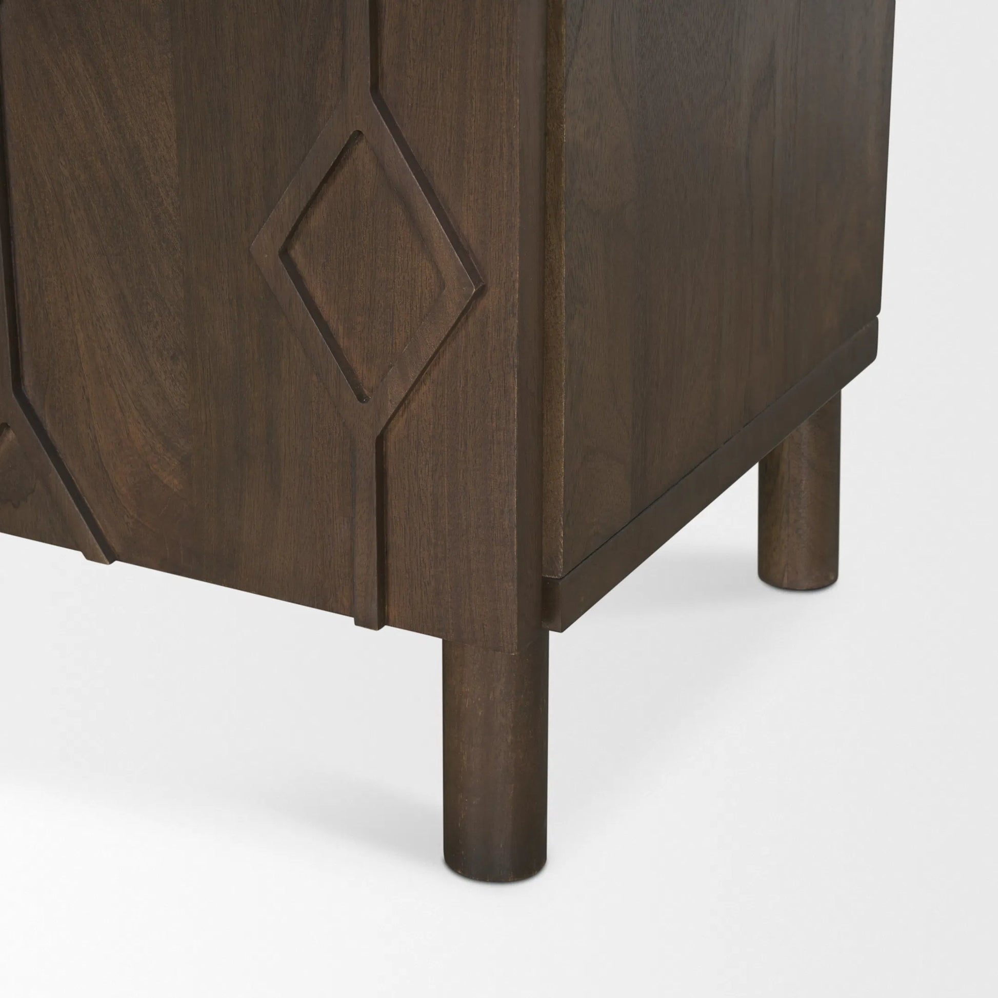 Heera Sideboard by Mercana. Made from solid wood in a transitional style.