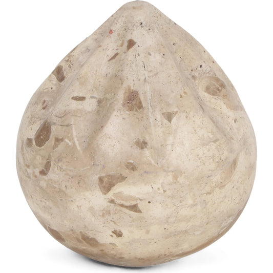 Caprie Decorative Object by Mercana in beige. Made from marble in a unique style.