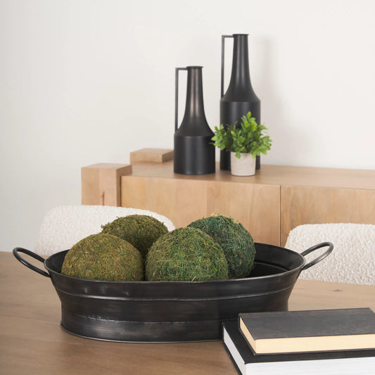 Reno Vintage Inspired Basket by Mercana in natural. Made from unique in a rustic style.