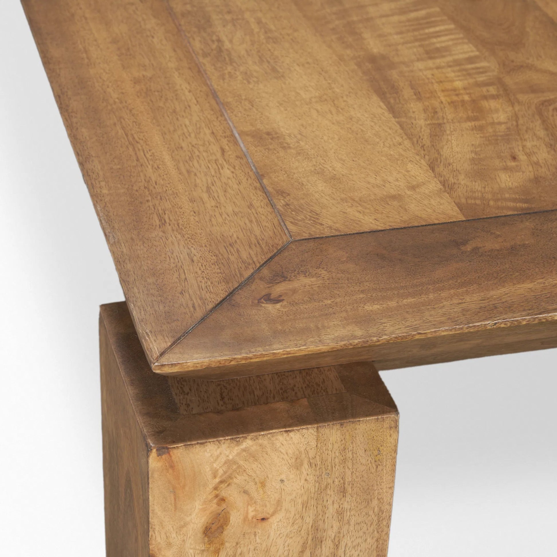 Sapphira Dining Table by Mercana in brown. Made from solid wood in a transitional style.