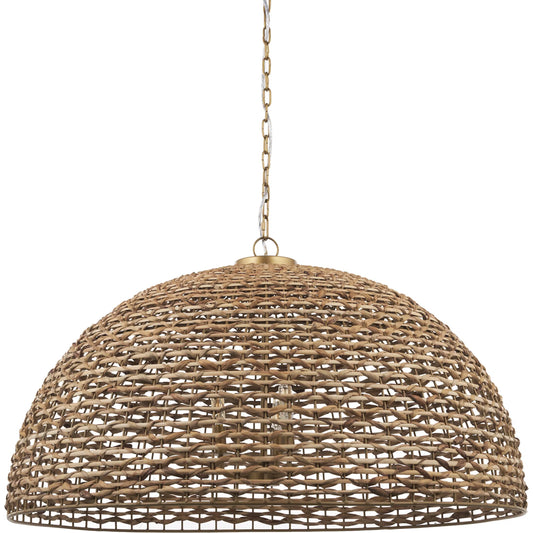 Sana Pendant Light by Mercana in natural. Made from watergrass in a unique style.