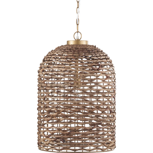 Sana Pendant Light by Mercana in natural. Made from watergrass in a unique style.