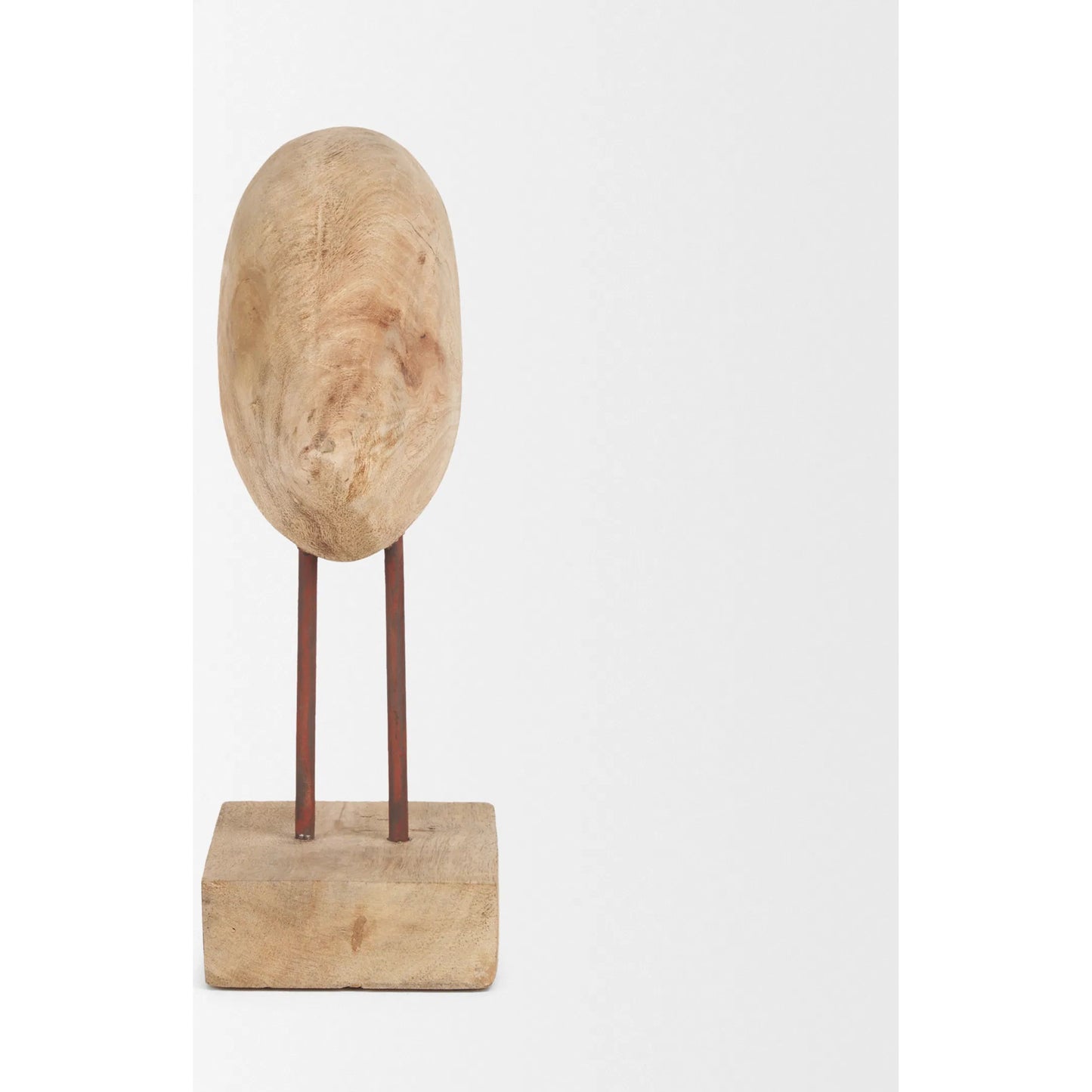 013 SI-2370448 | Additional Silo | Riri Wooden Bird Decorative Object by Mercana in brown. Made from solid wood in a unique style.