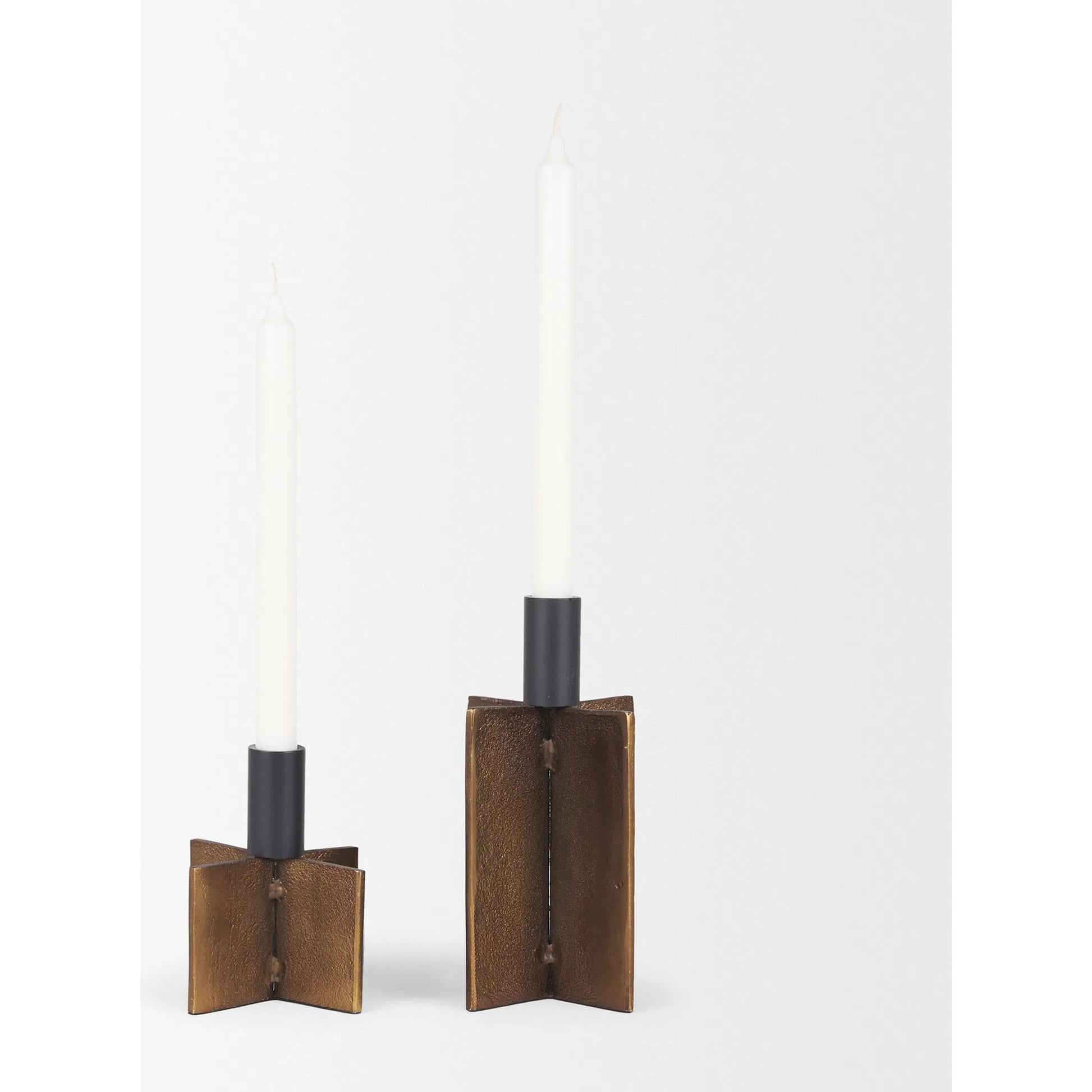 Pia Taper Candleholder by Mercana. Made from metal in a unique style.
