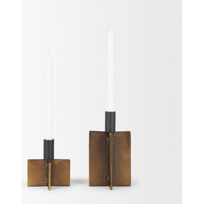 Pia Taper Candleholder by Mercana. Made from metal in a unique style.