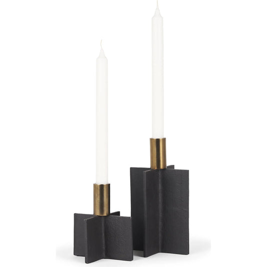 Pia Taper Candleholder by Mercana. Made from metal in a unique style.