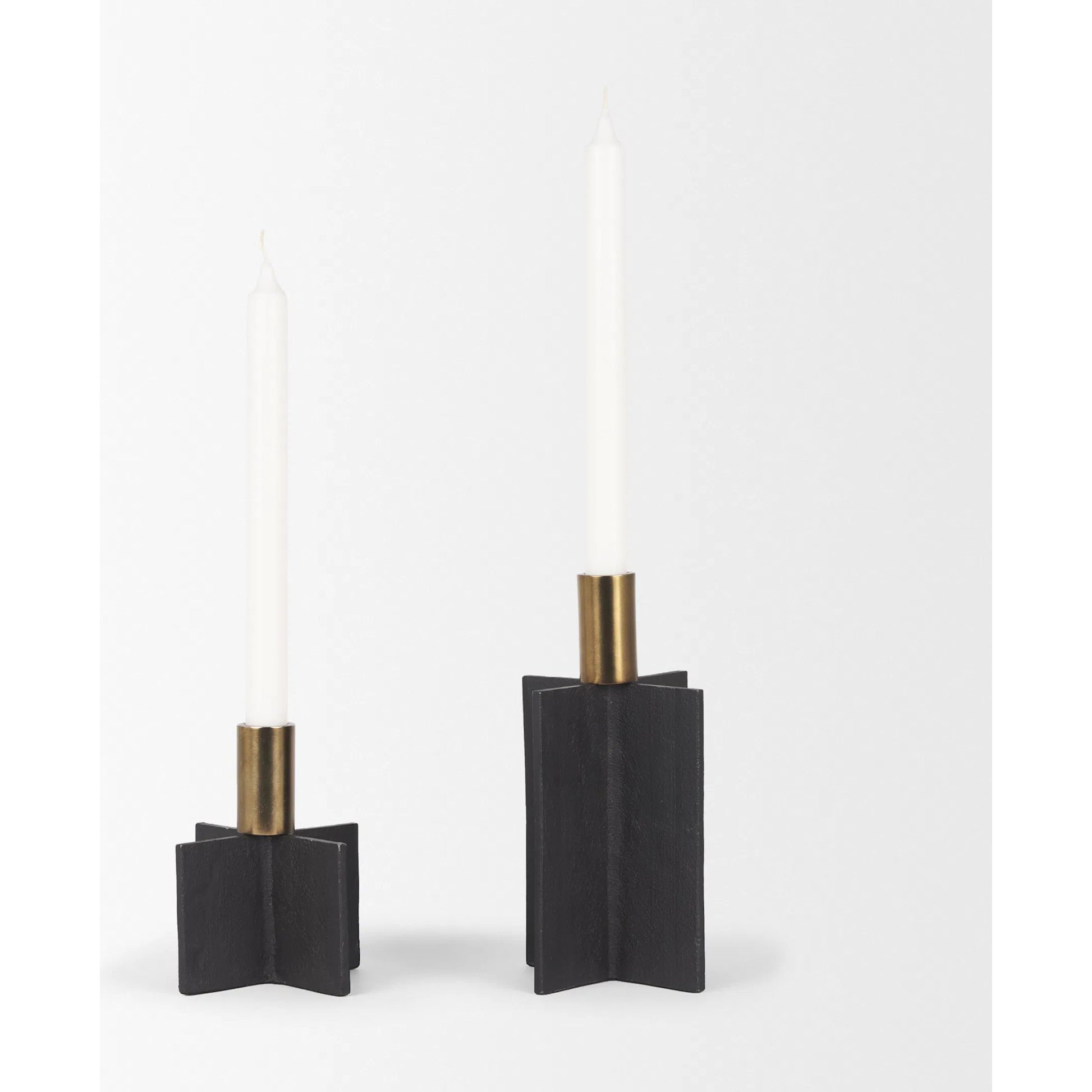 Pia Taper Candleholder by Mercana. Made from metal in a unique style.